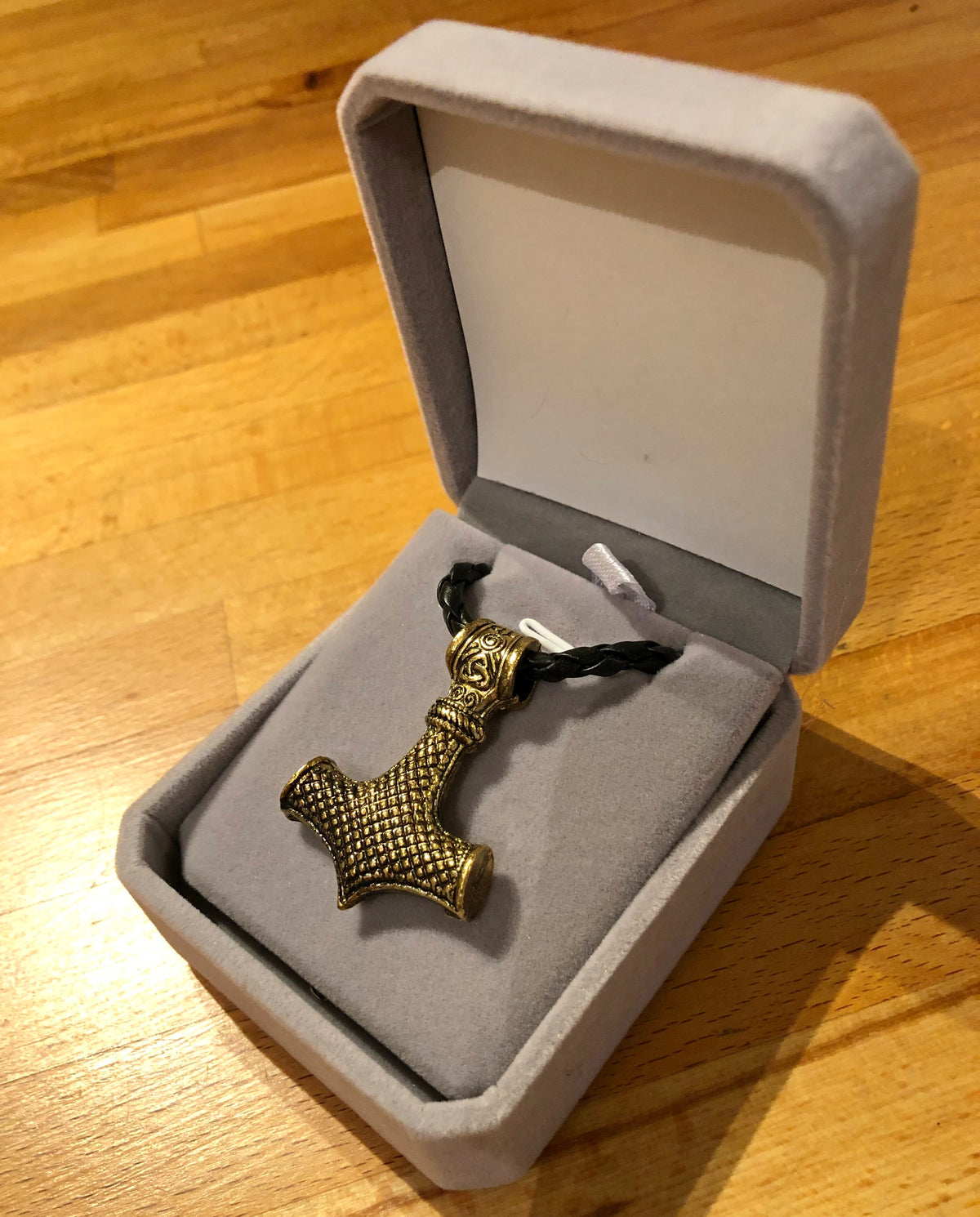 Thor Hammer Pendant In Box