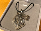 Snarling Wolf Pendant in Box