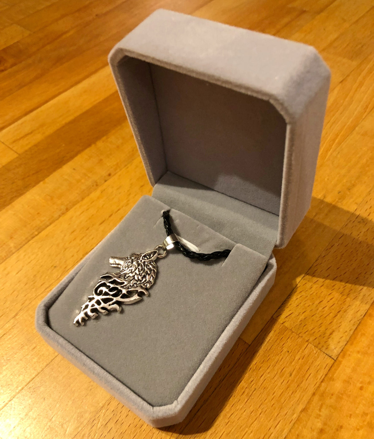 Wolf Pendant in Box