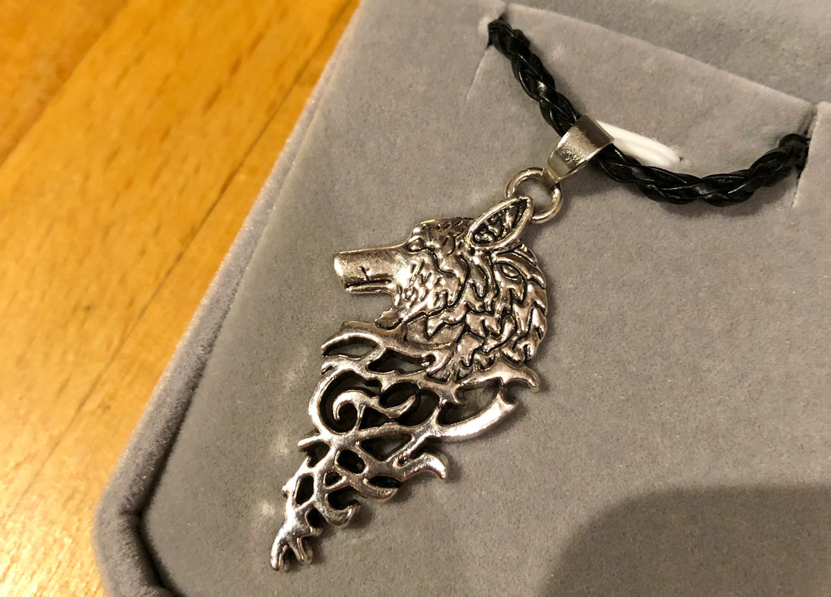 Wolf Pendant in Box