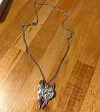 Pentagram with Wings Pendant in Box