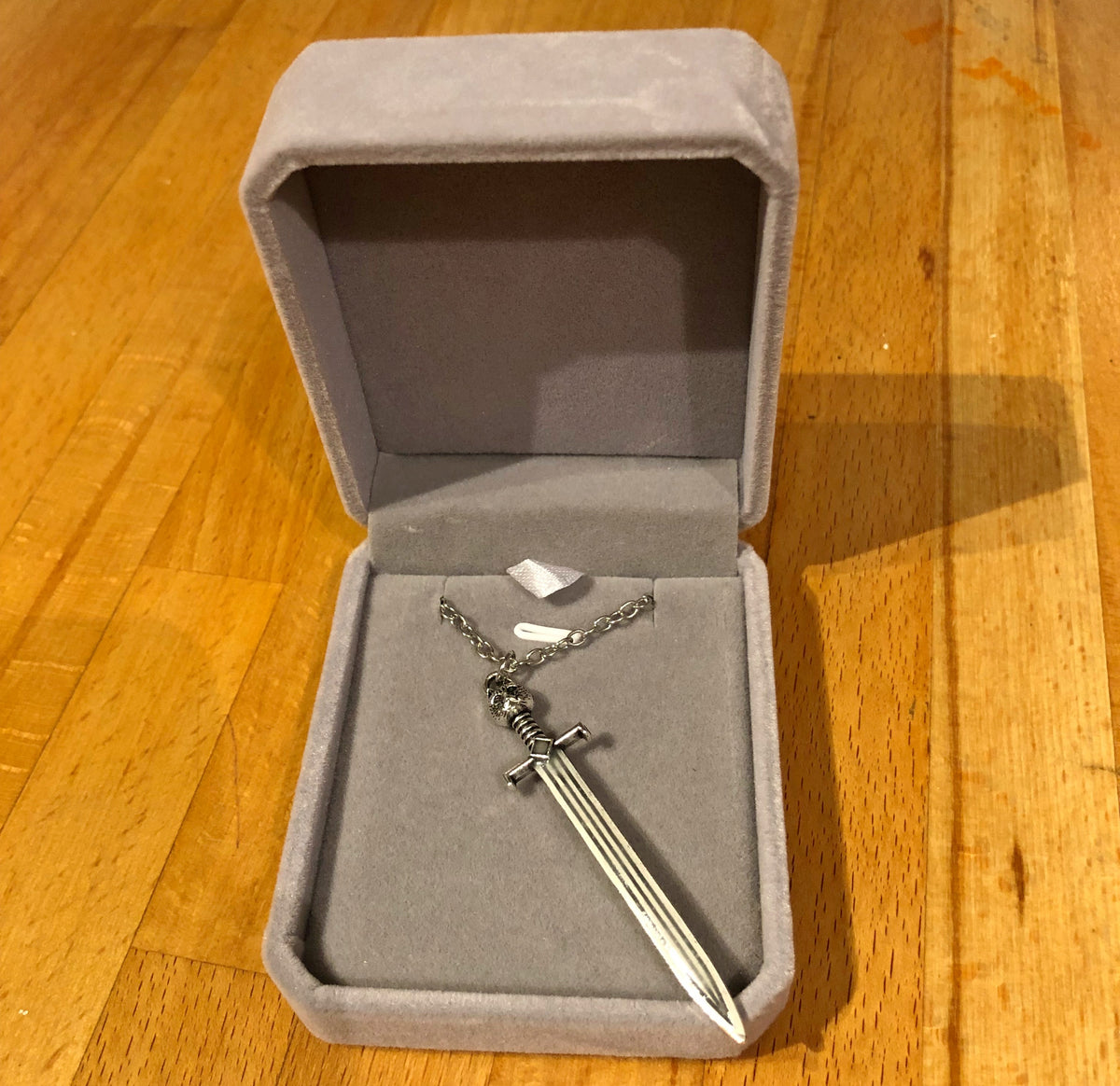 Sword Necklace in Box