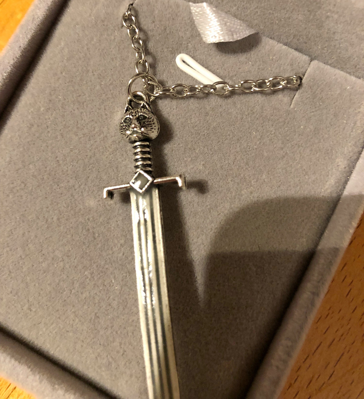 Sword Necklace in Box