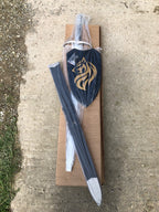Direwolf Sword with Wolf Wall Plaque and Sheath
