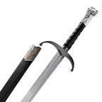 Folded Steel Handmade Direwolf Sword