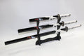 Black with White Handle and Black and Red Writing 3 set