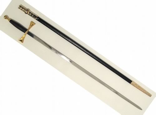  Masonic Sword with Gold Fittings
