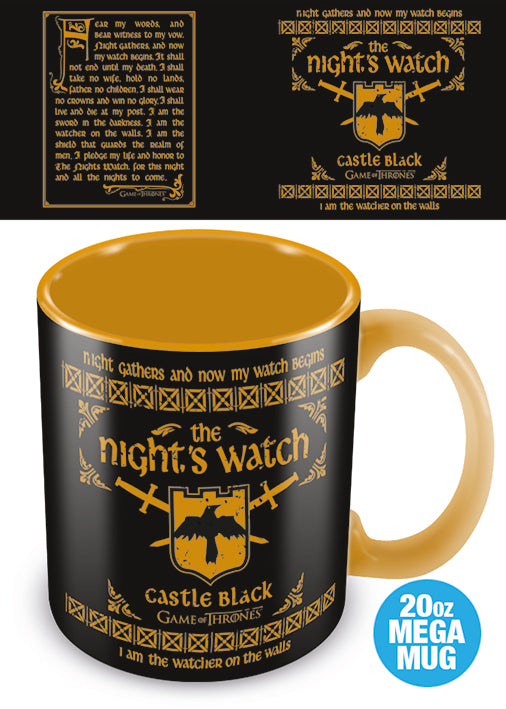 Game of Thrones "The Knights Watch" Mega Mug