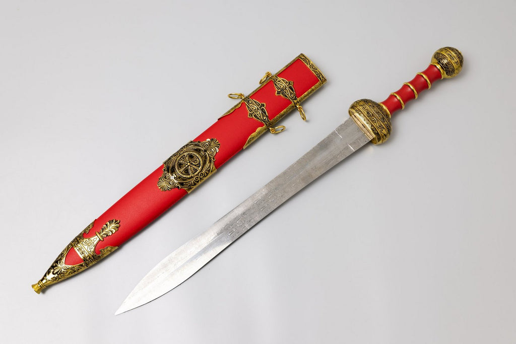 Roman Gladius in Red