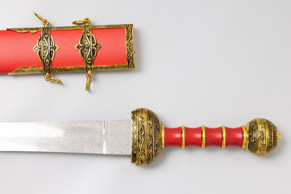 Roman Gladius in Red