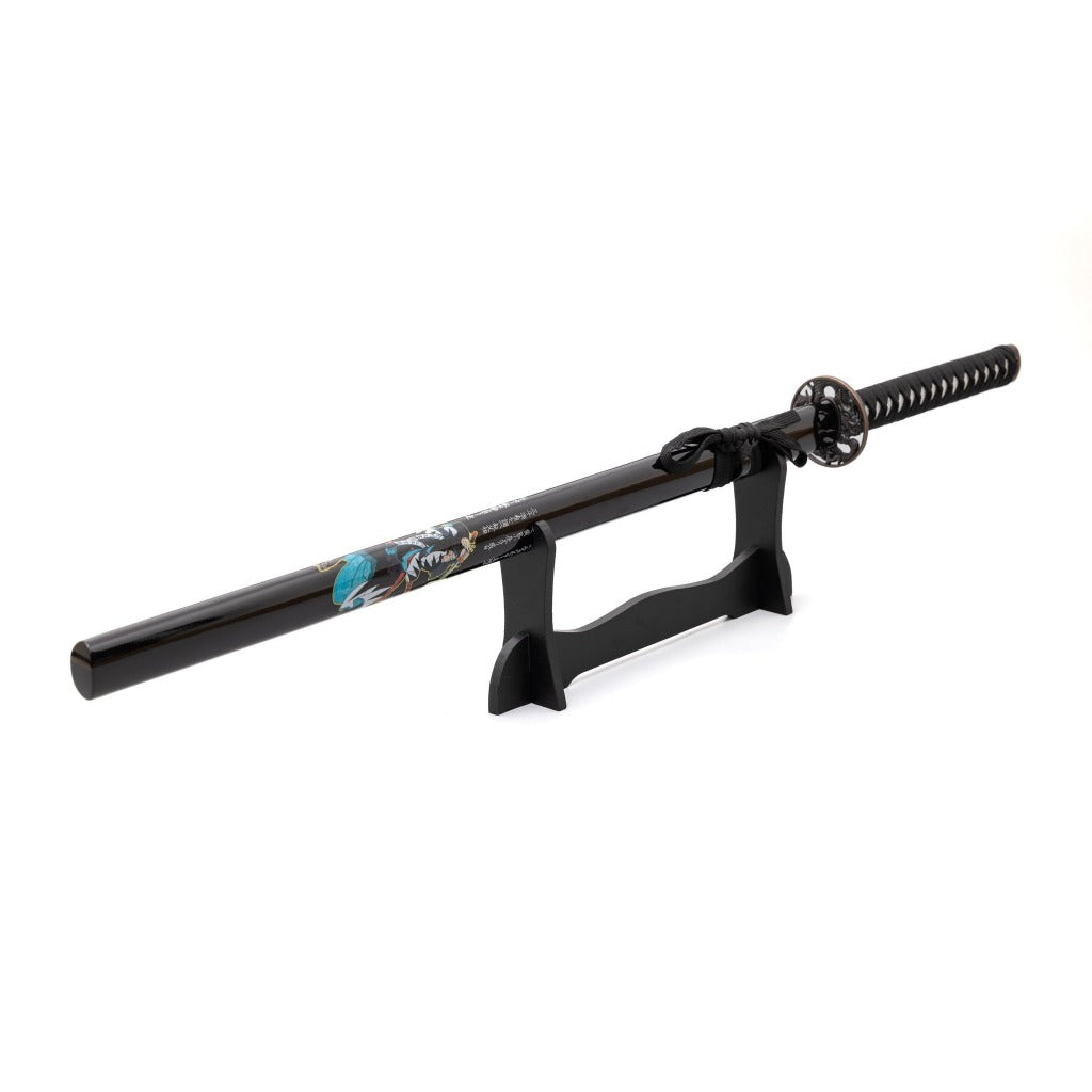 Black Katana with Samurai Warrior