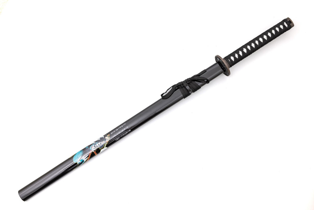 Black Katana with Samurai Warrior