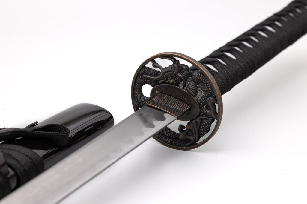 Black Katana with Samurai Warrior