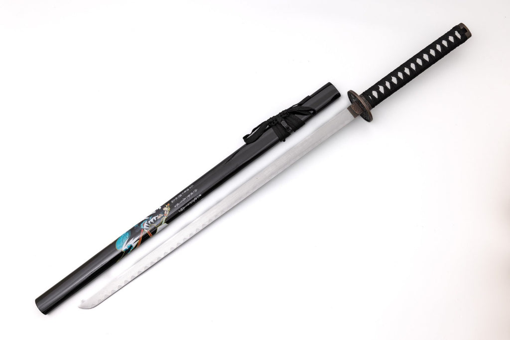 Black Katana with Samurai Warrior