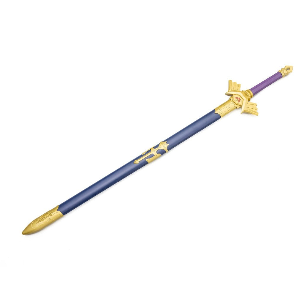 Blue Sword with Gold Crossguard