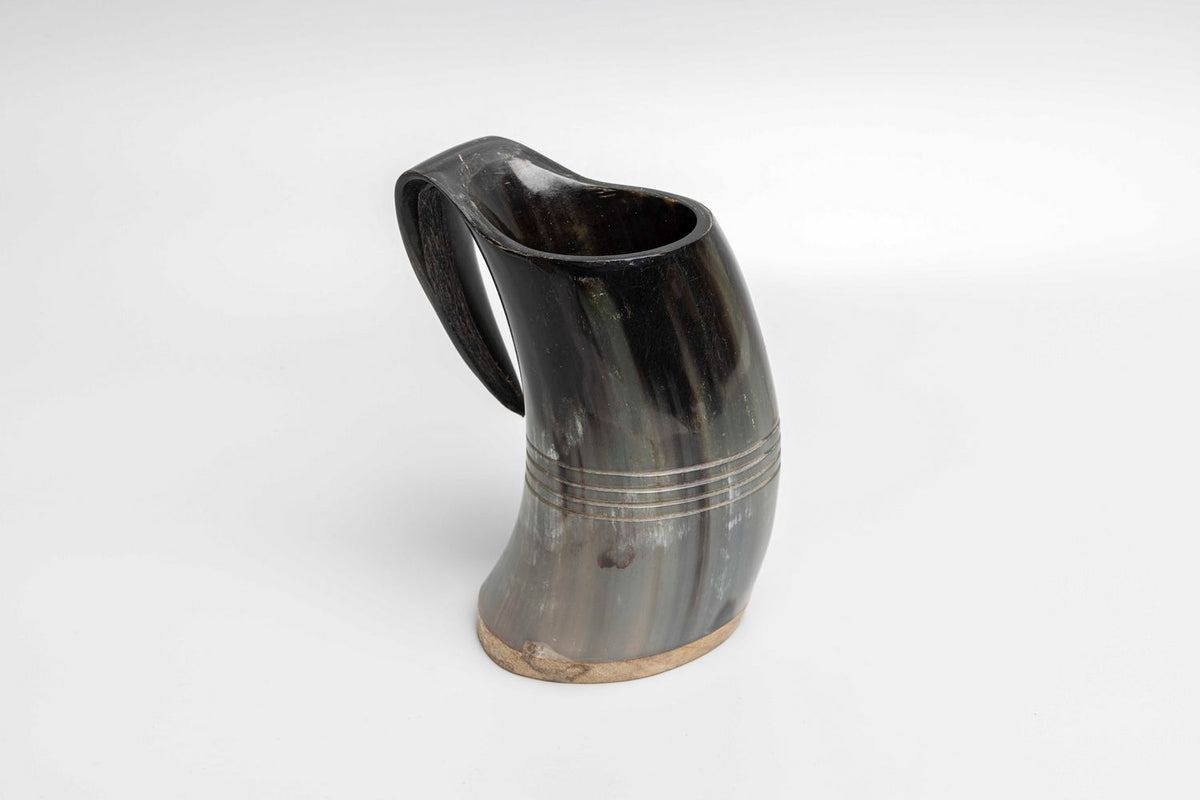 Natural Horn Tankard - Simple Design