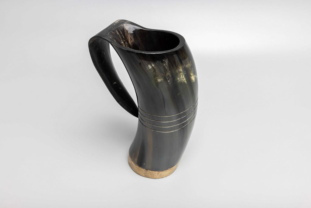 Natural Horn Tankard - Simple Design