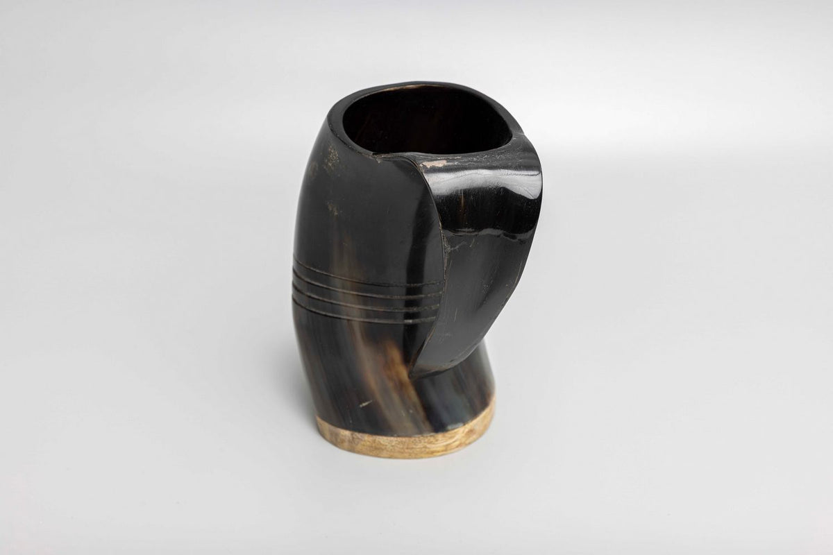 Natural Horn Tankard - Simple Design