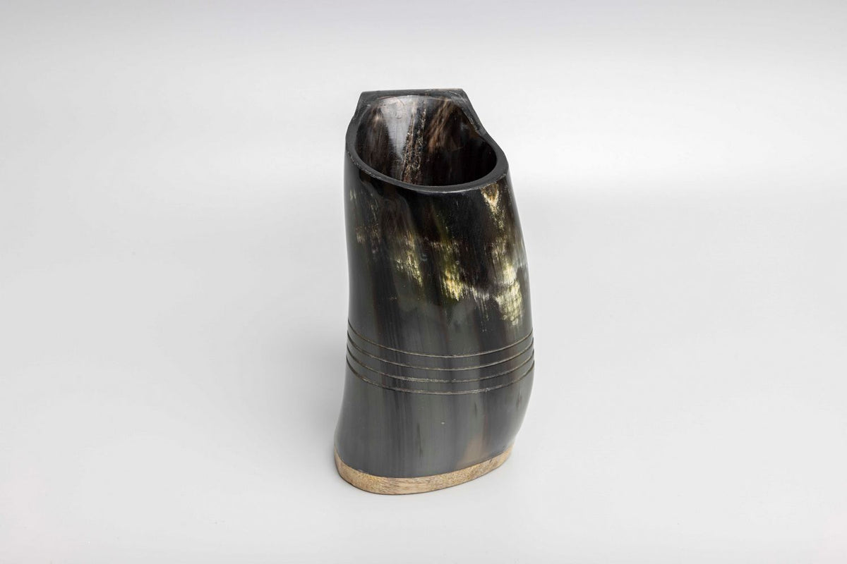 Natural Horn Tankard - Simple Design