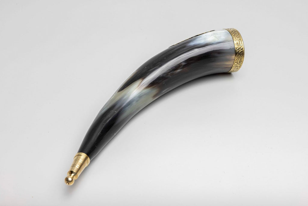 Viking Style Drinking Horn with all accessories
