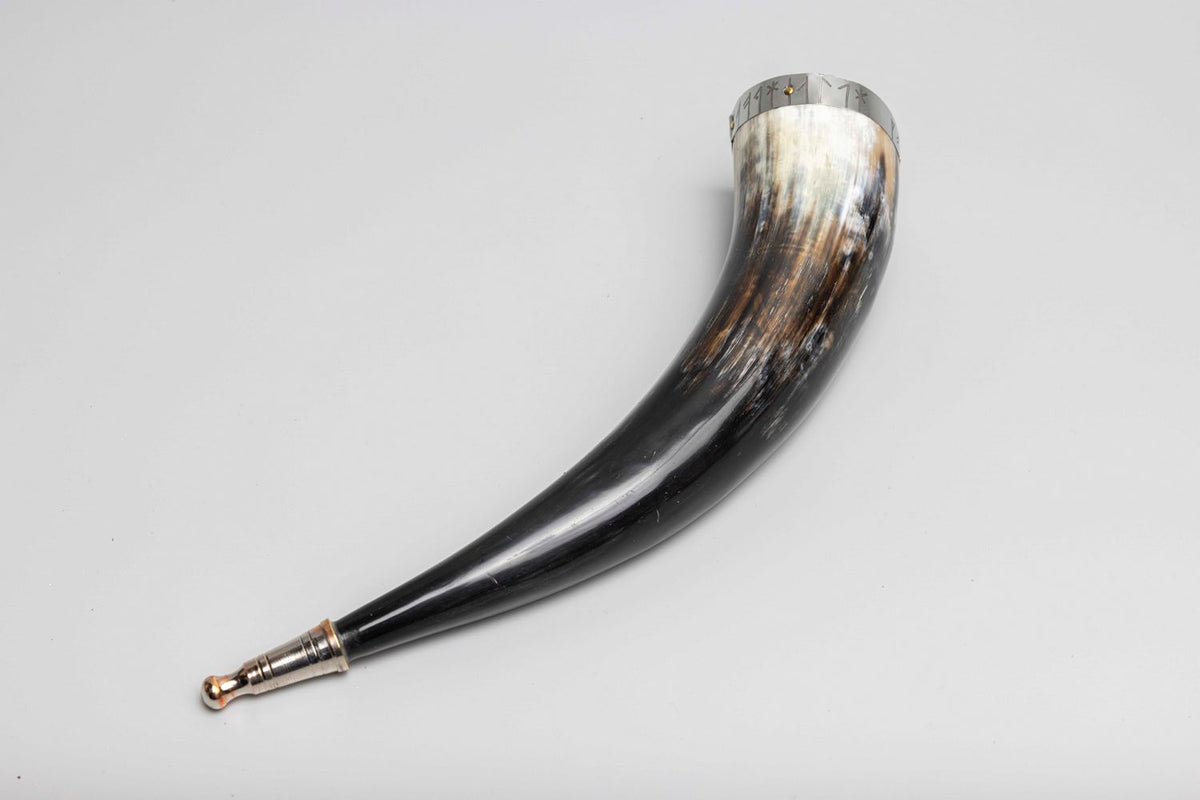 Natural Horn Viking Runes Horn
