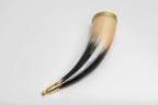 Genuine Natural Horn with Metal Fittings