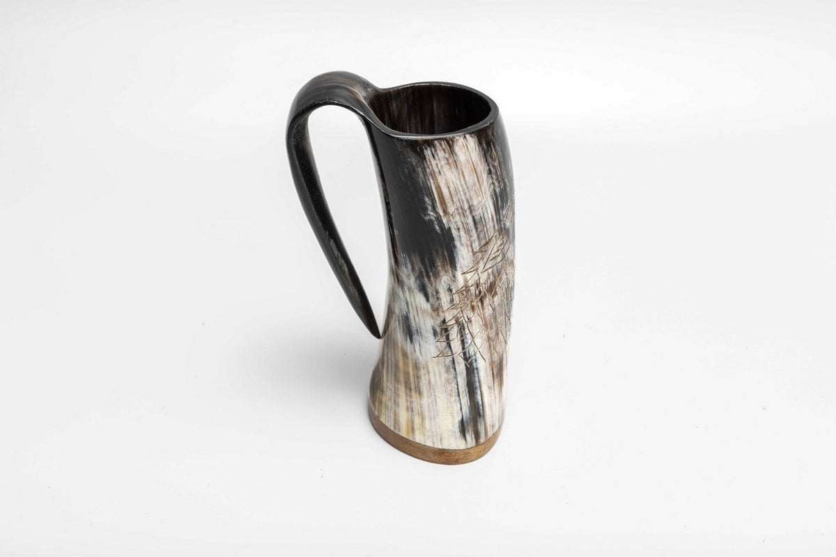 Direwolf Natural Horn Tankard