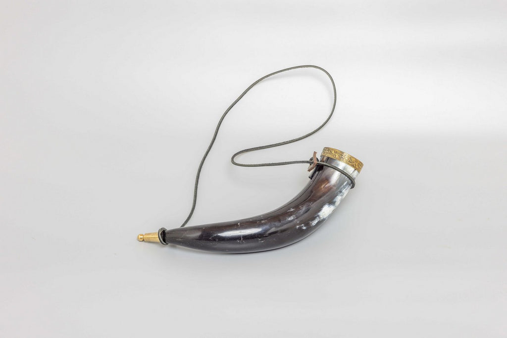 'V' for Viking Drinking Horn with Leather Strap