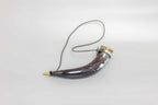 'V' for Viking Drinking Horn with Leather Strap