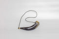 Viking Style Drinking Horn with Leather Shoulder Strap