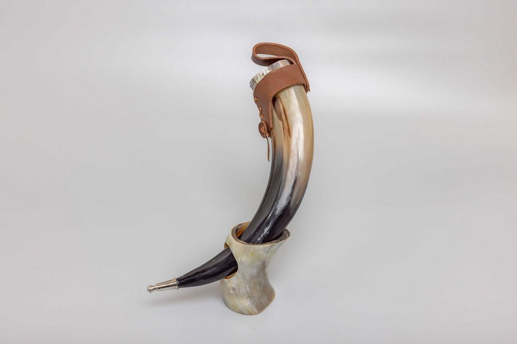 Viking Runes Horn with All Accessories