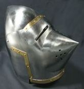Pig Face Bascinet Helmet