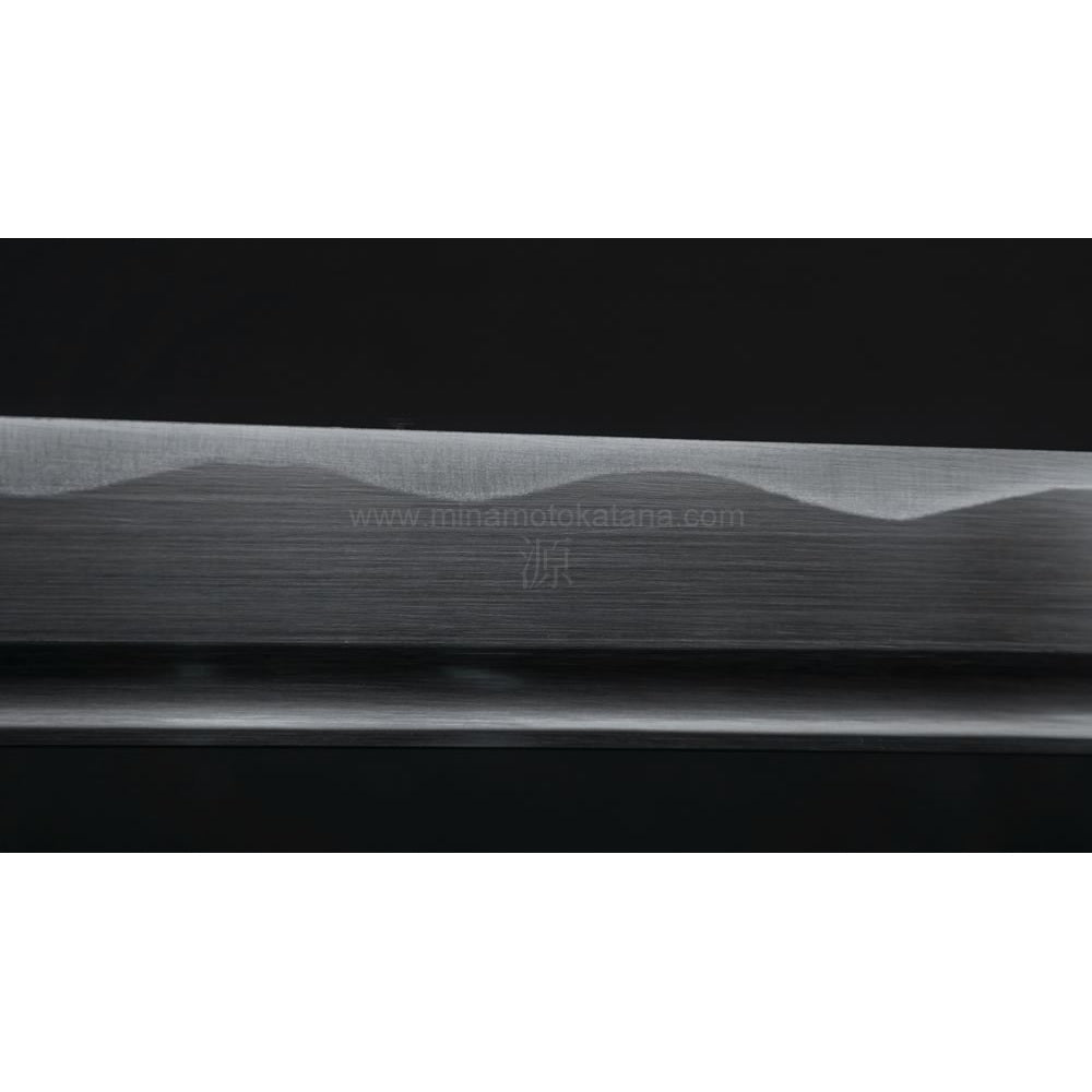 'Warriors Rage in Blue' Katana in 1060 Clay Tempered