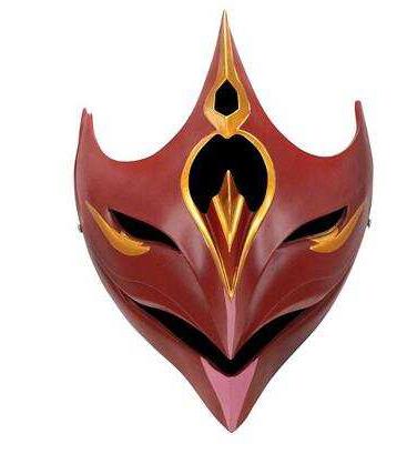 Fiery Resin Mask