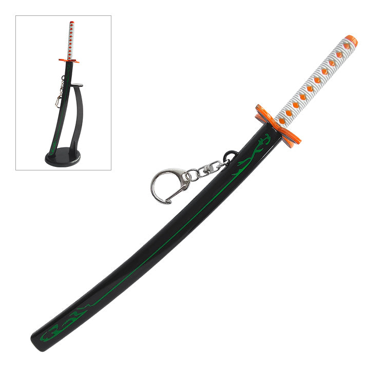 22cm Manga Sword Keyring 6 on Stand