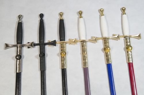Masonic Sword in Dark Purple