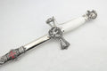  Knights of St John Silver and White Masons Sword