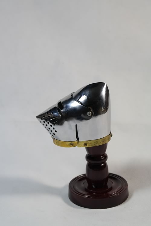 Mini Pig Face Helmet With Stand