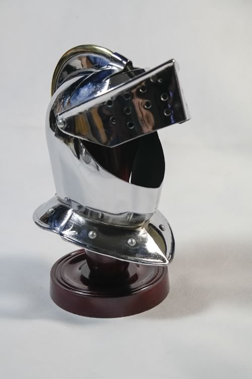 Mini Armet Helmet With Stand