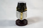 Mini Knights Helmet (crusader) With Stand