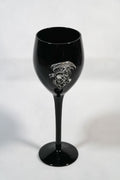  Black Dragon and Skull Glass