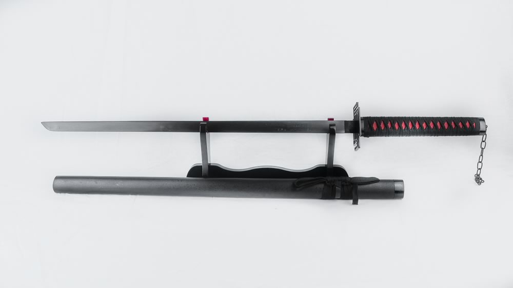 Zangetsu Medium Black Katana