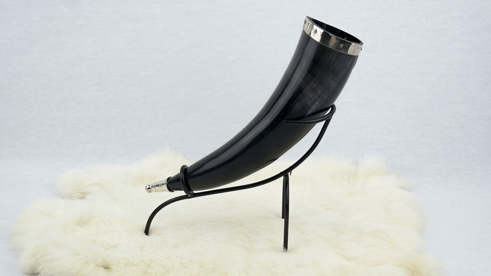 Viking Runes Horn with All Accessories