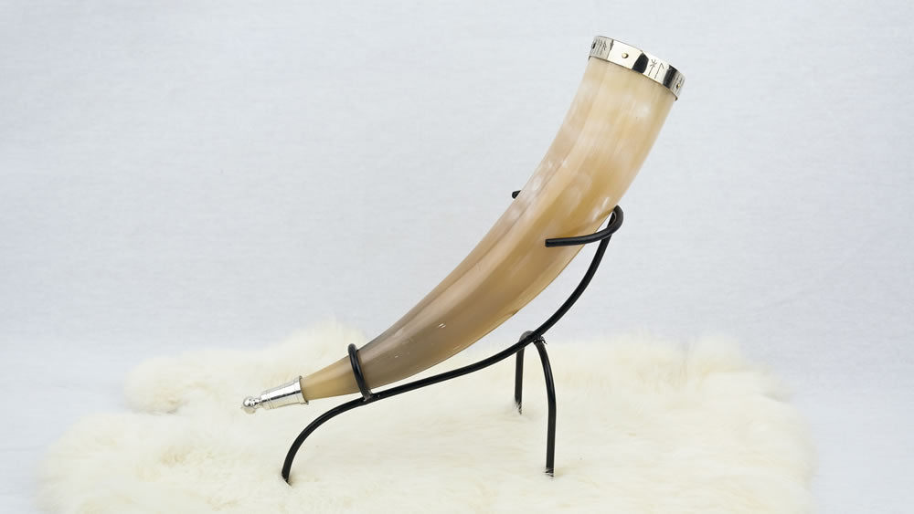 Viking Runes Horn with All Accessories