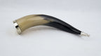 Viking runes Horn with Leather Belt Frog