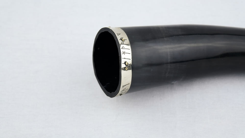 Natural Horn Viking Runes Horn