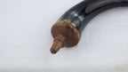 Powder Horn with Natural Horn Desk Stand