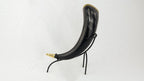 Horn with Metal Fittings and All Accessories