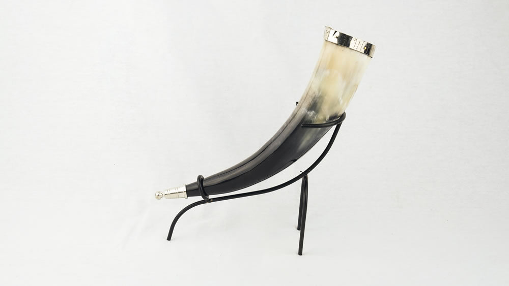 Viking Runes Horn with All Accessories
