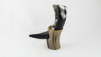 Genuine Horn Drinking Horn with Genuine Horn Table Stand